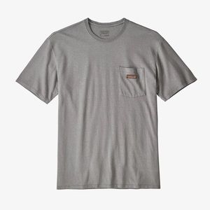Patagonia Men's Work Pocket Tee Shirt Grey